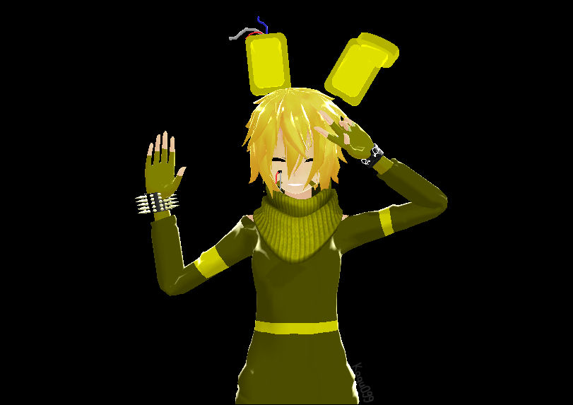 MMD Springtrap by Kagumerakitten099 on DeviantArt
