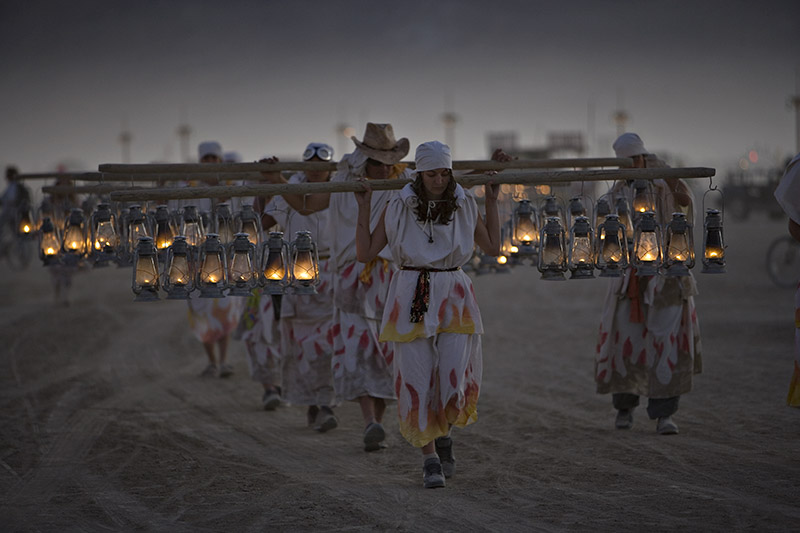 Burning Man - Lamp Lighters