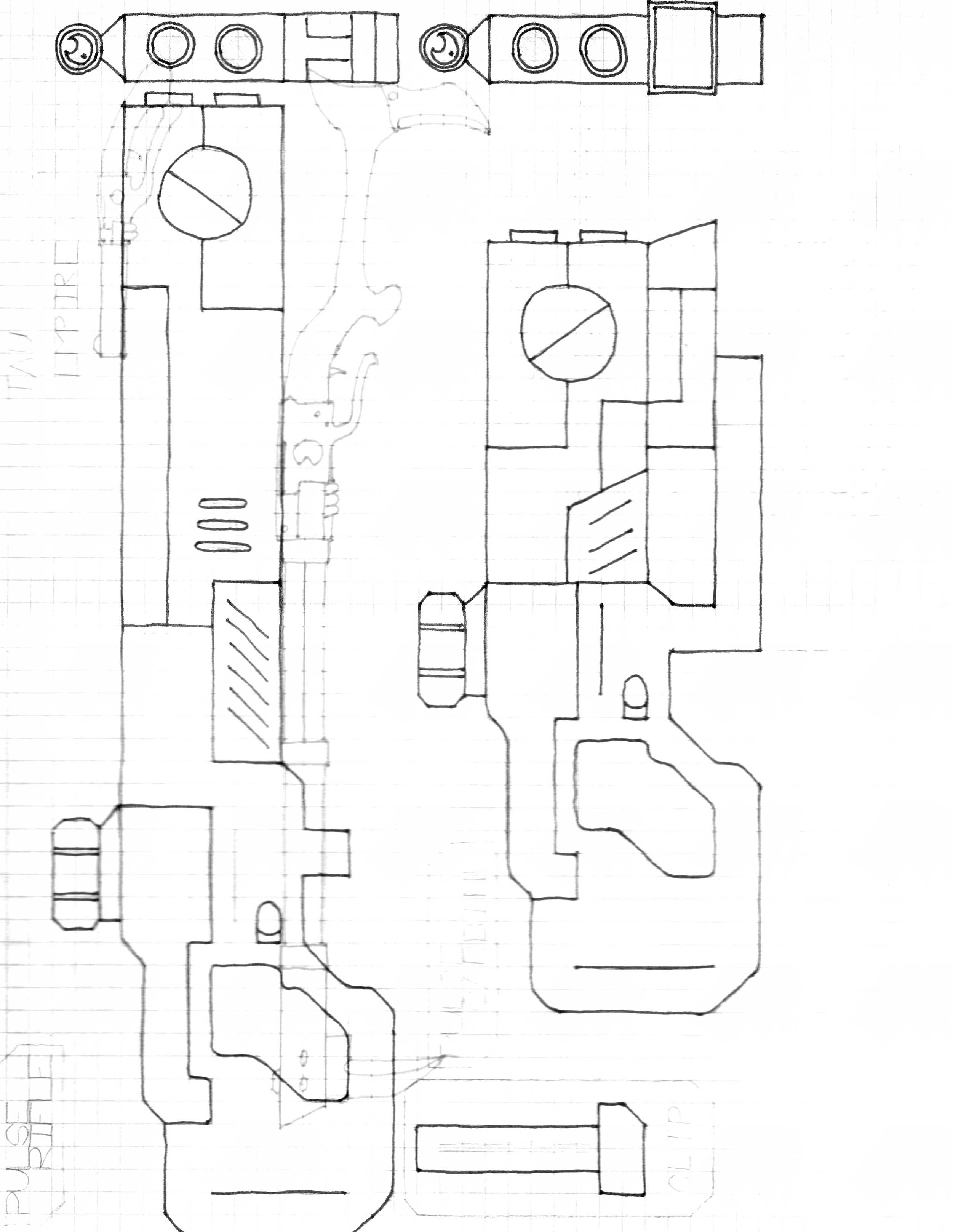 Tau Weapon Blueprints 1