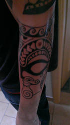 maori mask tattoo II