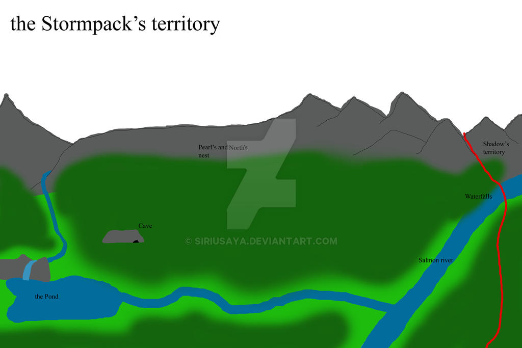 Stormport Map the Stormpack's territory by Siriusaya on DeviantArt