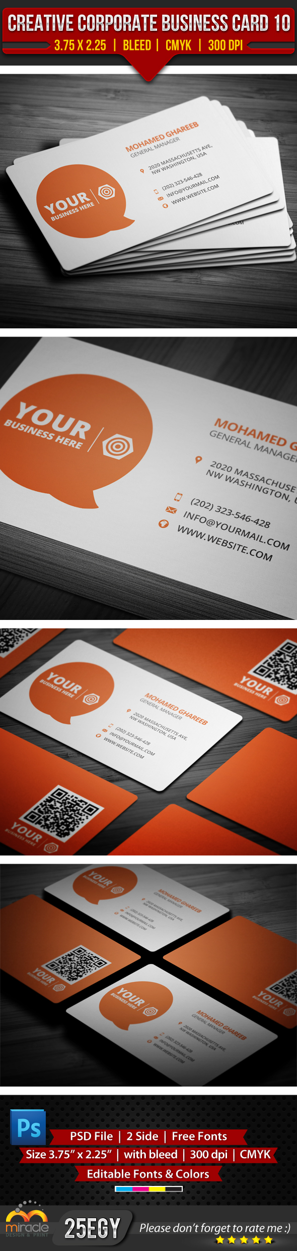 Creative Corporate Business Card 10