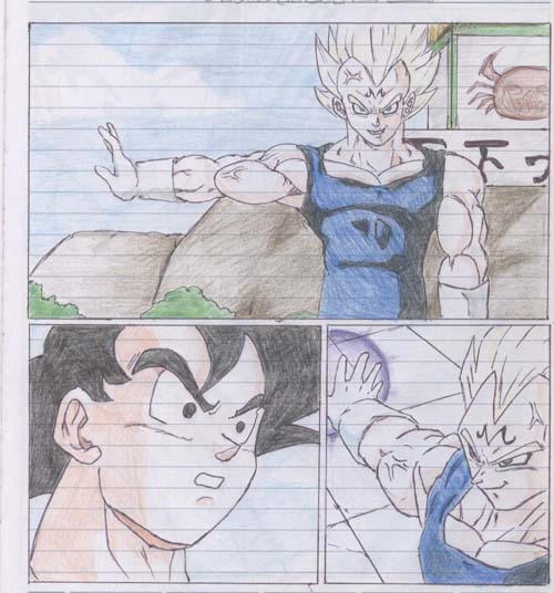 Goku Vs. Vegeta - Desenho de thedixon__ - Gartic