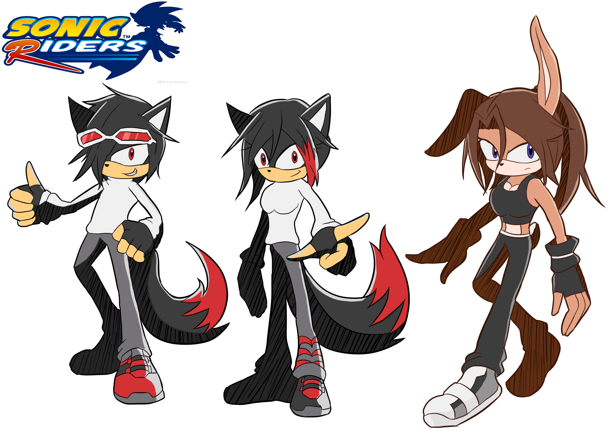 Sonic Riders Suits Sonic Riders Style by jair-geo on DeviantArt