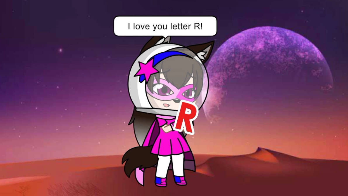 Rayn hugging the super letter R by Huseynpro64 on DeviantArt
