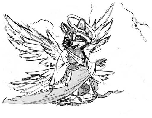 Angel Racoon EukayoticProkaryote - Hobbyist, General Artist | DeviantArt