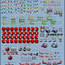 Sonic the Hedgehog - Assorted Items sprite sheet