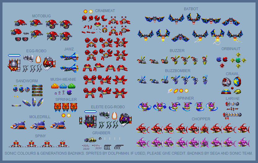 Colors Live - Generations of Sonic Sprites by SuperSonic Fan