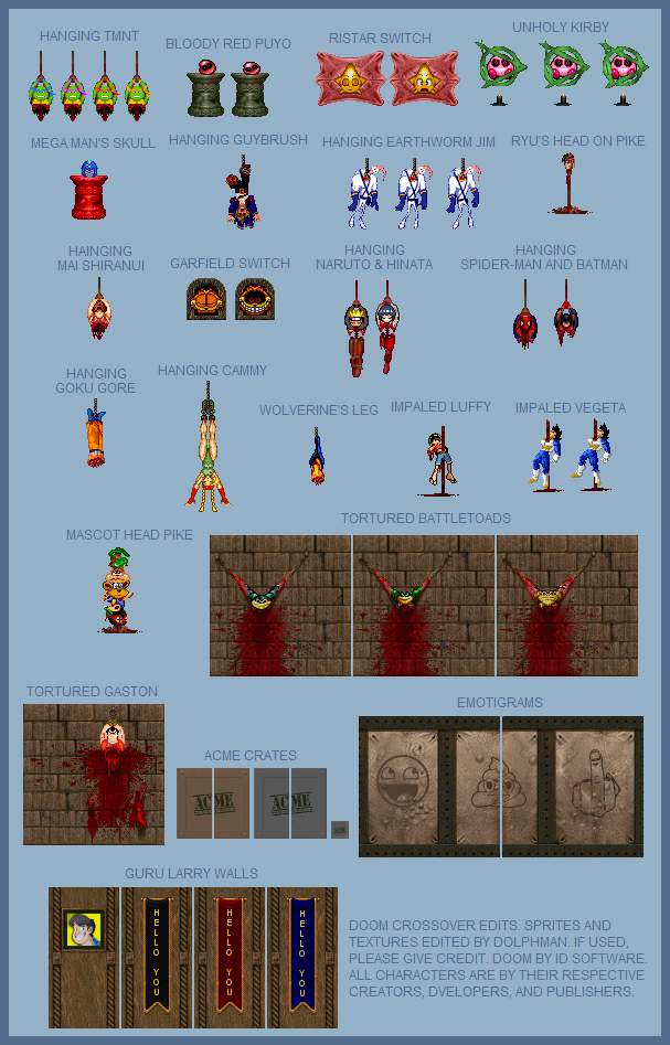 DooM crossover sprites by retrobunyip on DeviantArt