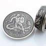 Isle of Man Angel Coin Ring
