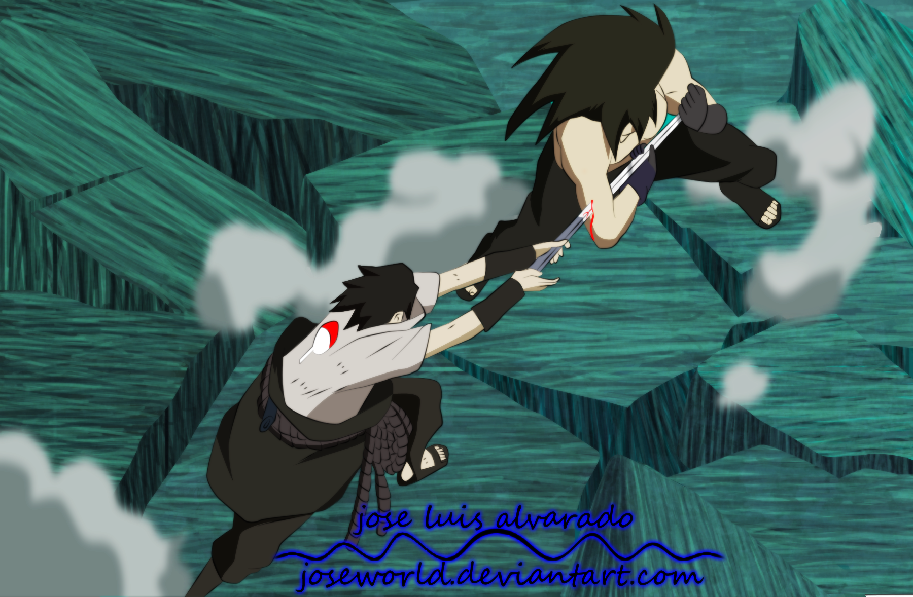 Hashirama-vs-madara by thundared on DeviantArt