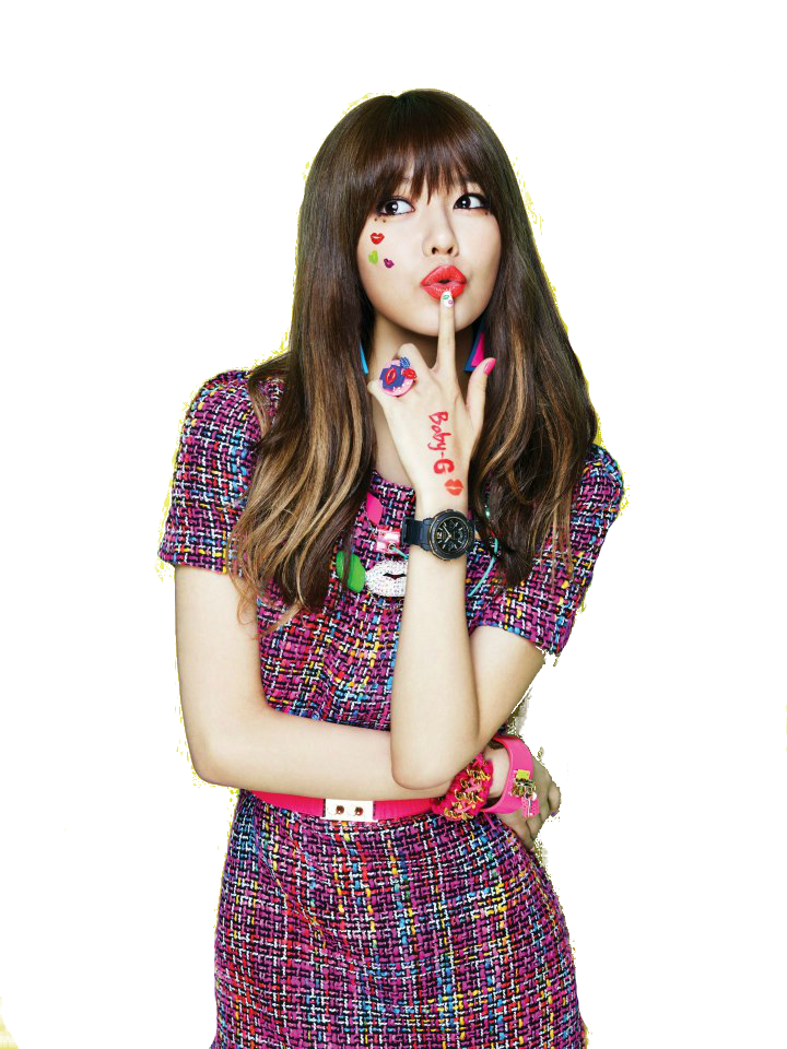 SNSD Sooyoung Kiss Me Baby-G Casio ~PNG~