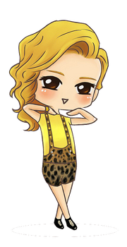 SNSD Taeyeon TaeTiSeo Twinkle Chibi ~PNG~