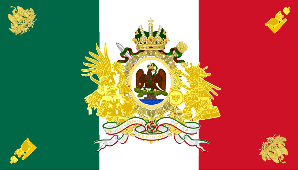 Bandera del Tercer Imperio Mexicano by MarkHolhenz on DeviantArt