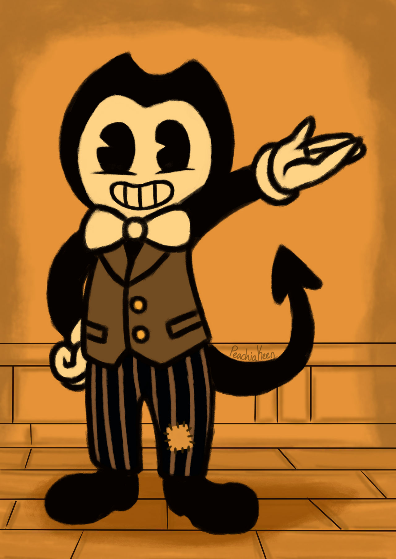 Inkbendy Bendy the Ink Demon by PeachiaKeen on DeviantArt