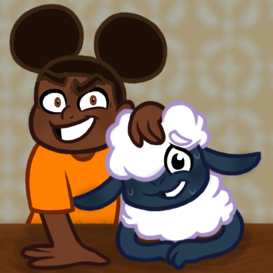 lexscape on X: Amanda the Adventurer and Wooly the Sheep fanart