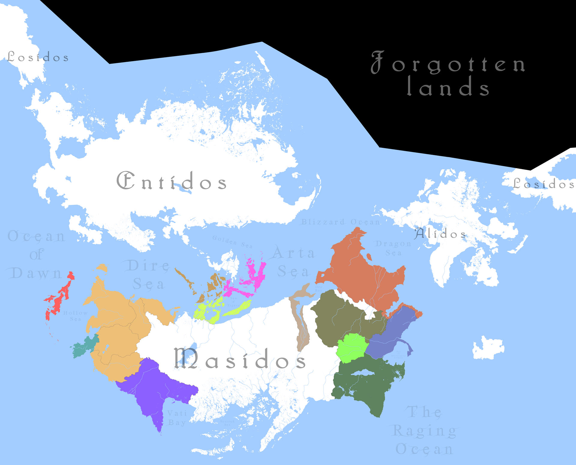World of Fantasy (Draft Map) by Breakingerr on DeviantArt