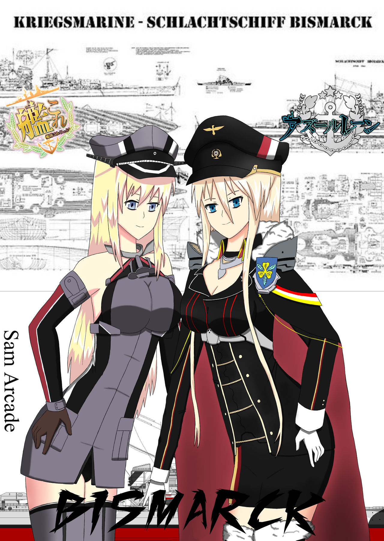 Bismarck KanColle x Azur Lane by SamArcade on DeviantArt