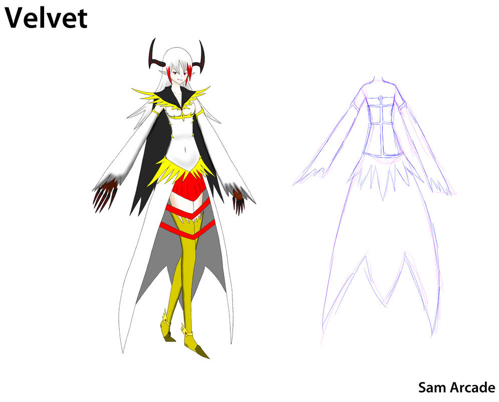 Velvet File Characters Velvet Character Design by SamArcade on DeviantArt