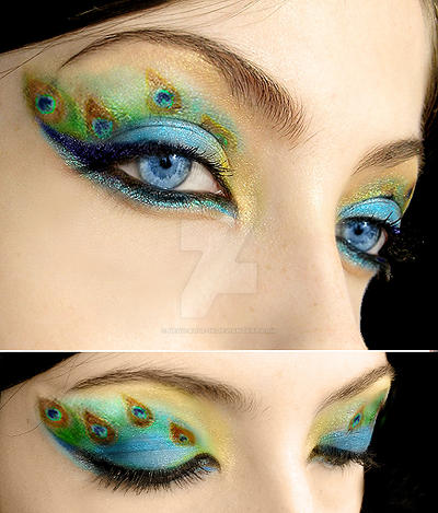 Peacock make-up 2