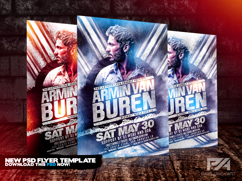 DJ Electro v6 Flyer Templates