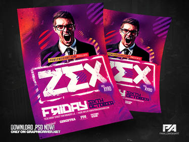 Club DJ Flyer PSD Template