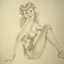 Pin-up girl portrait (Vargas girl)