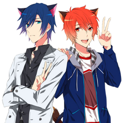 Ittoki Otoya and Tokiya Ichinose render