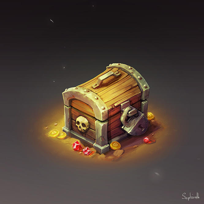 Isometric Chest by Sephiroth-Art on DeviantArt