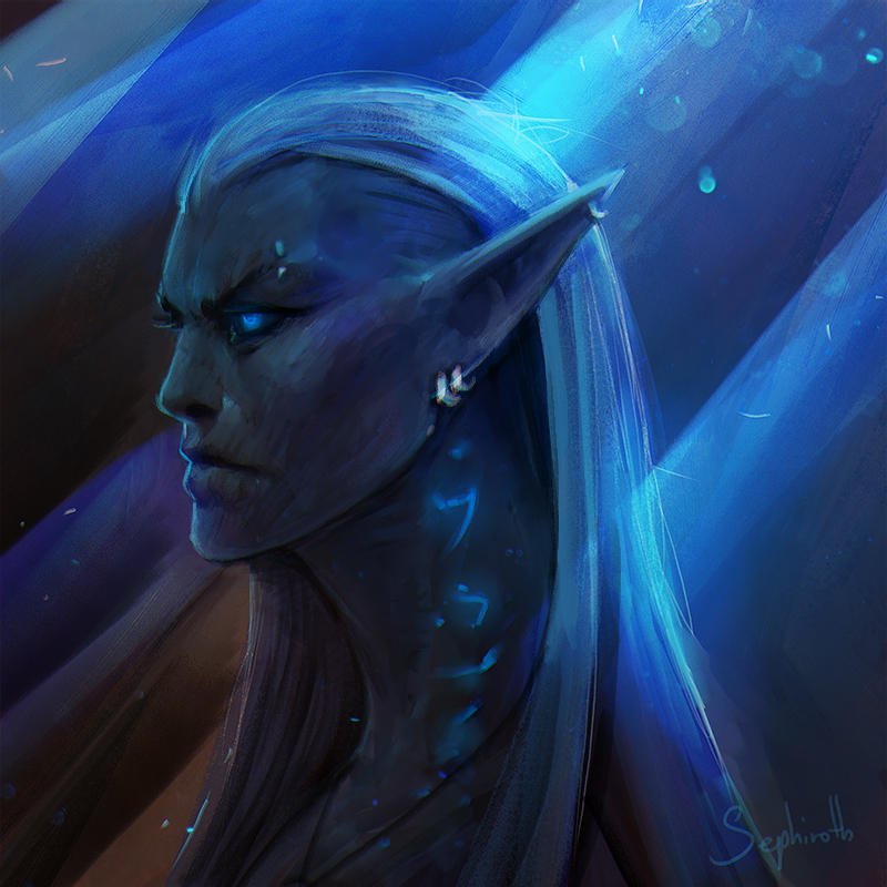 Dark Elf by SephirothArt on DeviantArt