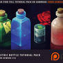 Isometric Bottles Full Tutorial Pack