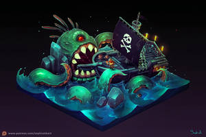 Isometric Pirate Ship