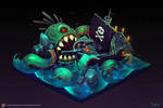 Isometric Pirate Ship by Sephiroth-Art