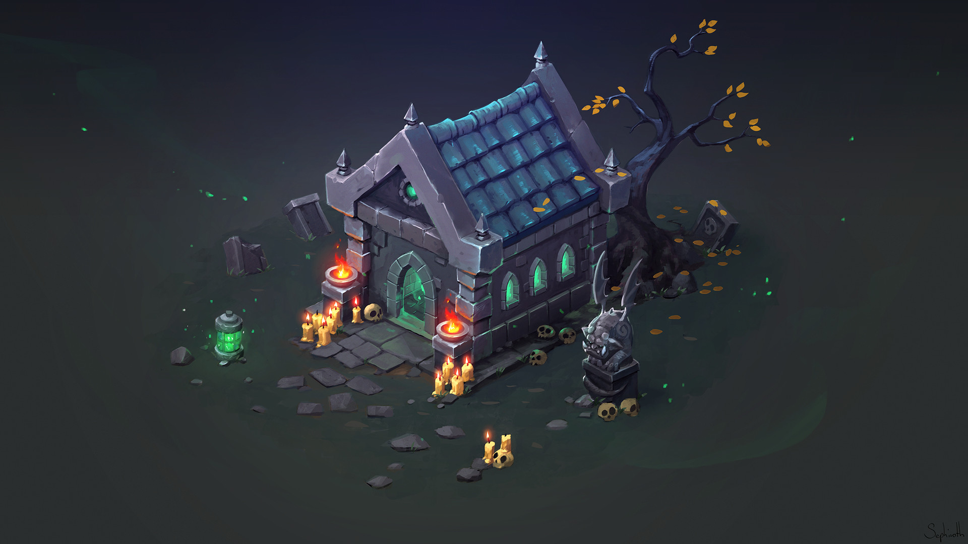 Crypt Whimsy Isometric Crypt by Sephiroth-Art on DeviantArt