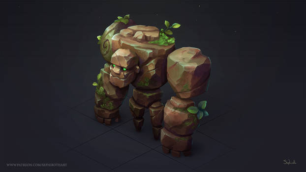 Isometric Golem