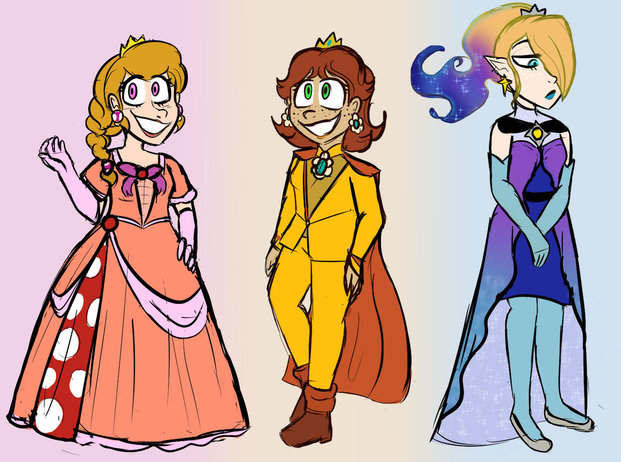 Custom Mario Princess Mario Princess Redesigns by jalenjala on DeviantArt