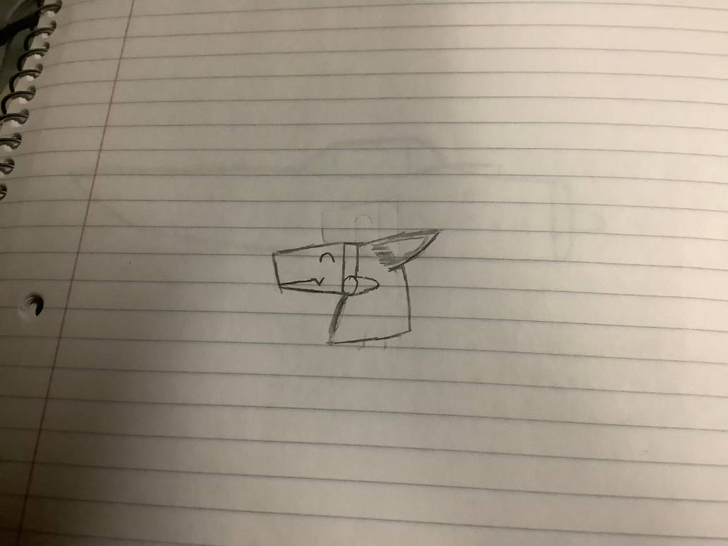 Random protogen head I drew by someicewing on DeviantArt