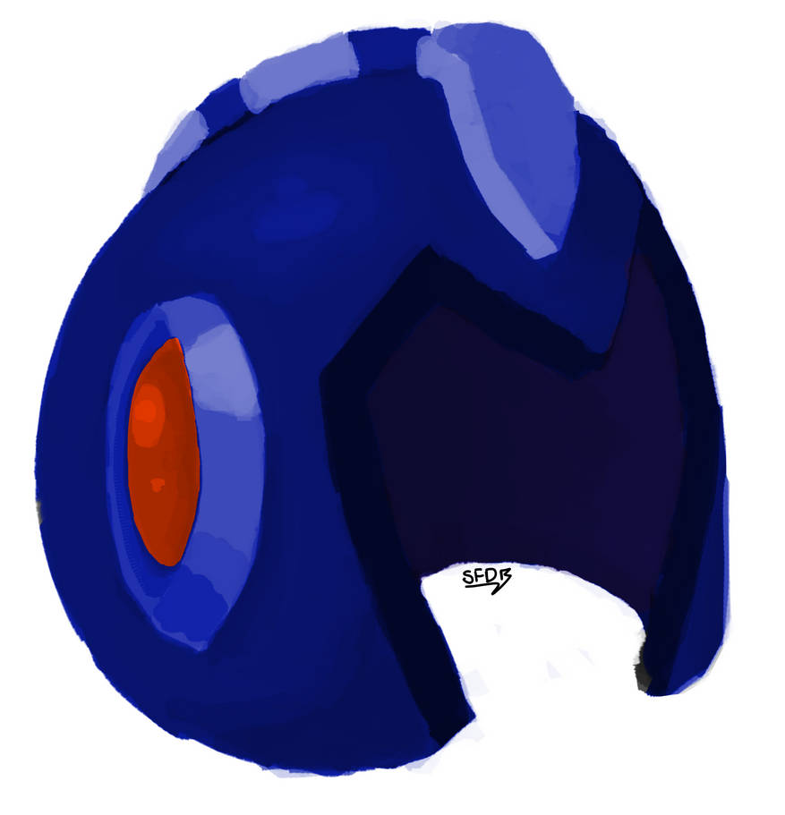 Megaman Helmet by SciFiDragonRider on DeviantArt