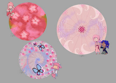 Pokimono Umbrellas for Pink Cuties