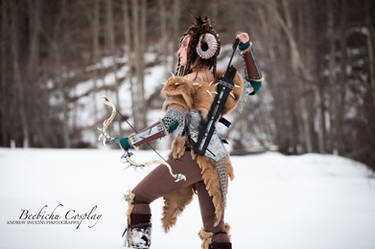 Dovahkiin Bosmer Cosplay. Skyrim