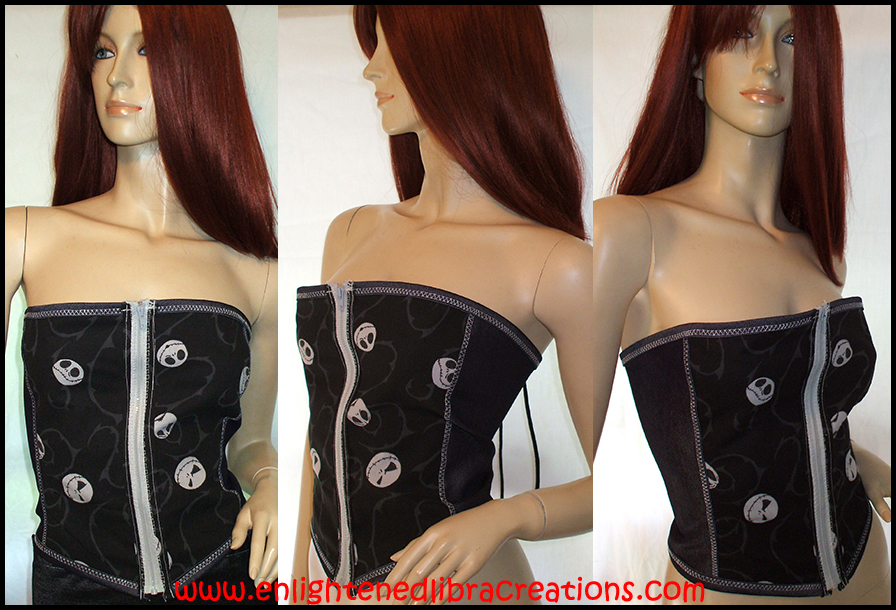 NBC Jack Skellington Corsettop