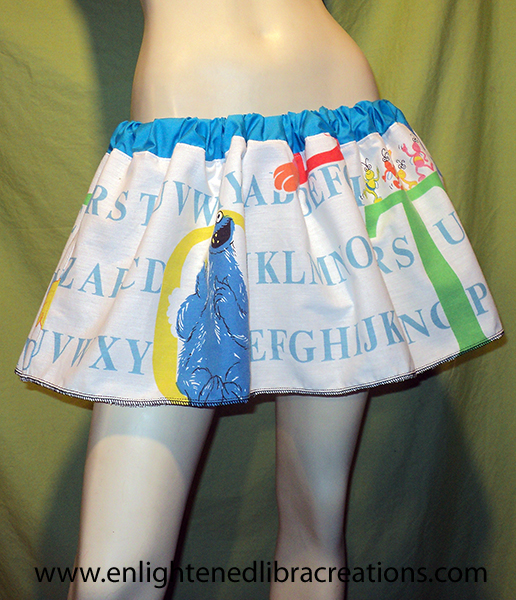 Big Bird and Cookie Monster Skirt