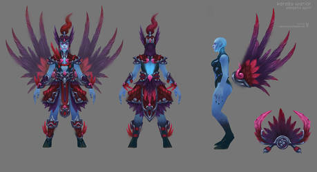 Vengeful Spirit - Karasu Warrior Dota 2 Concept Ar