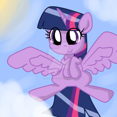 Princess Twilight flying