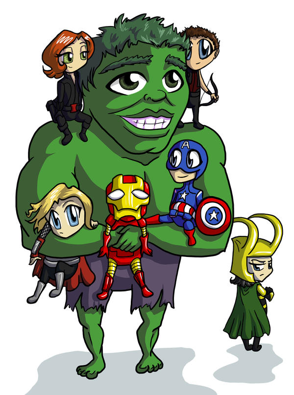 Awkward Chibi Avengers