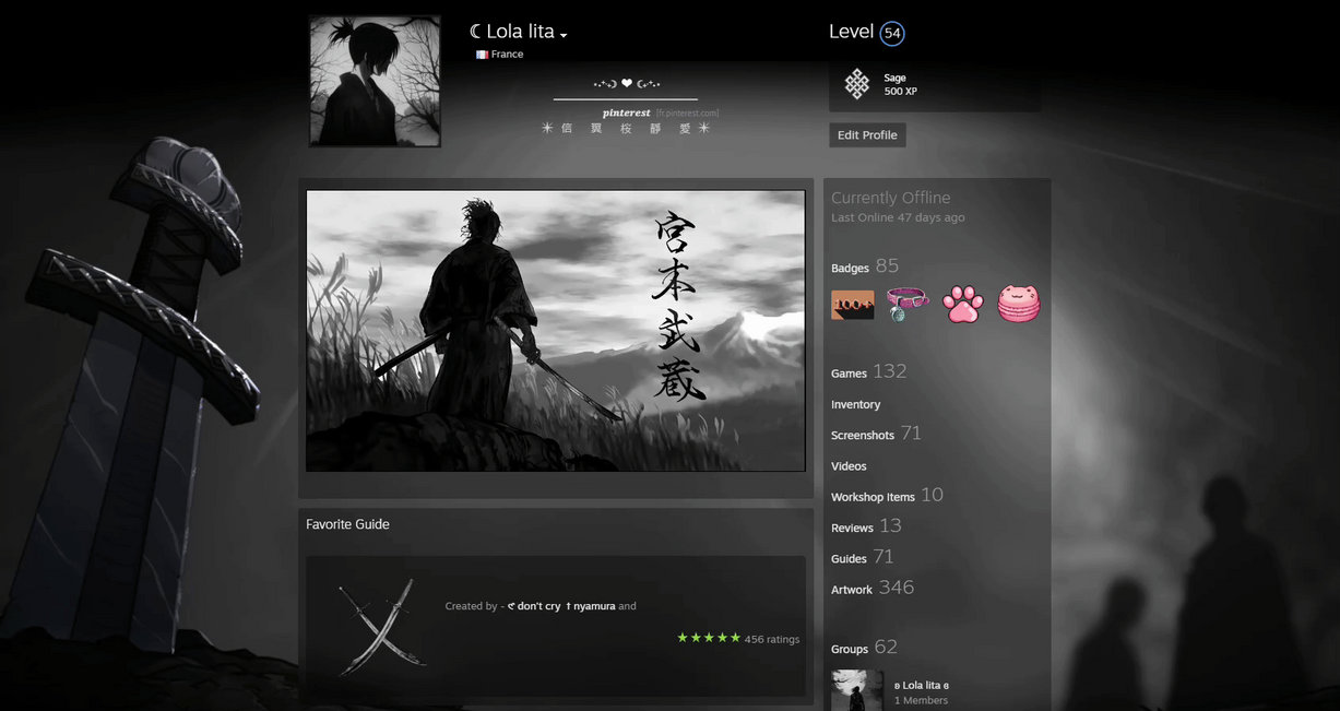 Lola // Samurai Profile by LolalitaDesign on DeviantArt