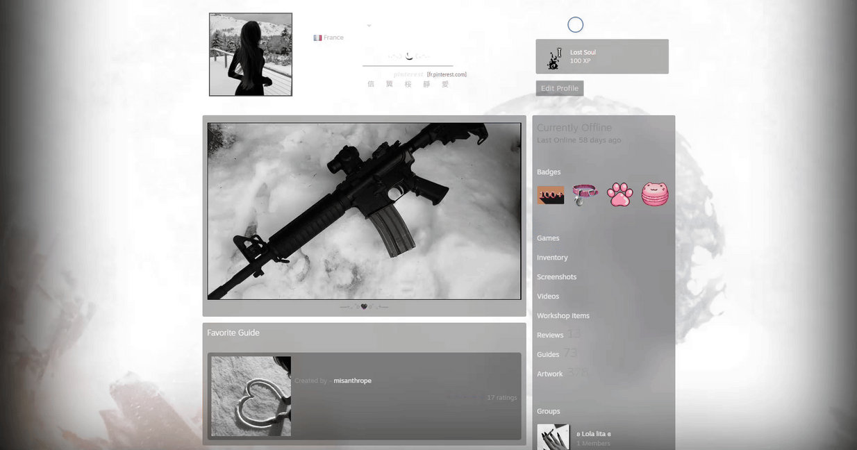 Lola // Snow Gun Profile by LolalitaDesign on DeviantArt