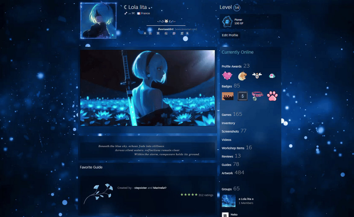 Deviantart Blue Steam Steam Art Design - Blue Animated 2B by LolalitaDesign on DeviantArt