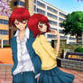Twins Akai : Keichii and Kotoko