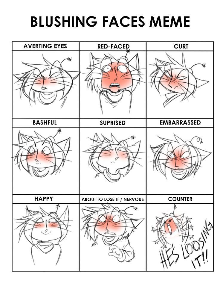 Blushing Faces Meme Sasu By Sasucchi95 On Deviantart.